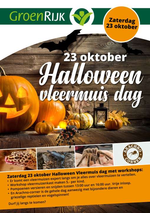 Zorg Joseph Banks Voldoen Halloween - Activiteiten - GroenRijk Prinsenbeek
