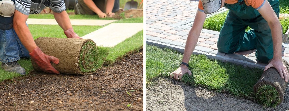 Tarief inval Uitpakken Graszoden kopen