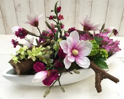 Zijdebloemen en -planten