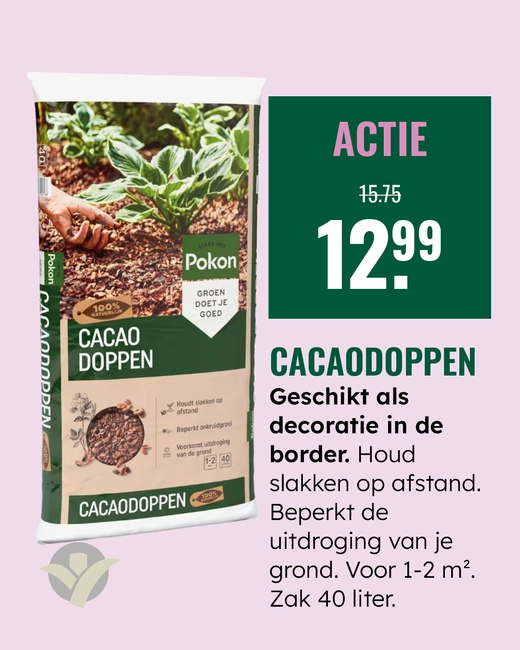 Cacaodoppen 40Ltr.