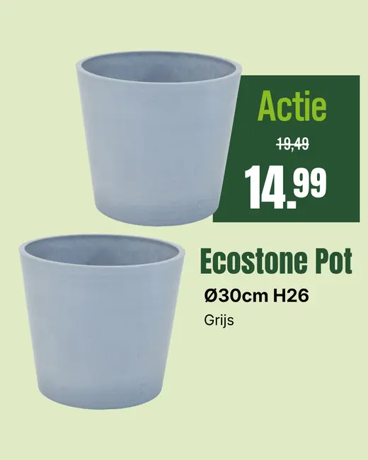 Ecostone pot D30cm
