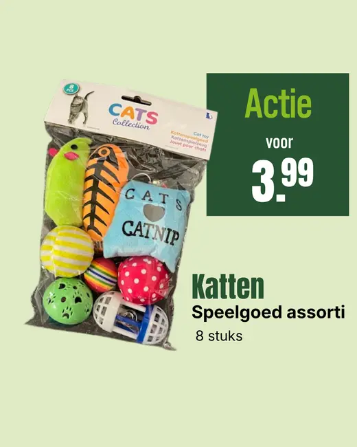 Katten speelgoed set a 8