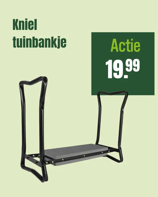 Kniel tuinbankje